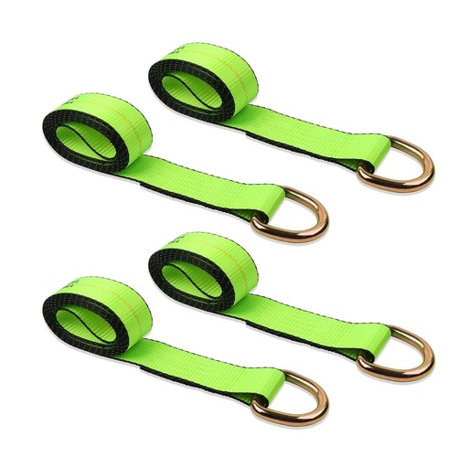 [TWA-9X2-4] Wheel Lift D Strap 9 ft Long x 2 “ Wide (4pcs)