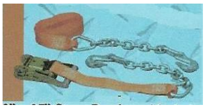 [ERSBATD2-27CGN] Ratchet w/Chain and Grab Hooks