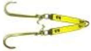 [ERSBA11-8CLT] V Strap w/15 in J Hook and T Hooks