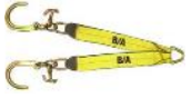 [ERSBA11-8FCH] V Strap w/J Hook and Hammerhead hooks